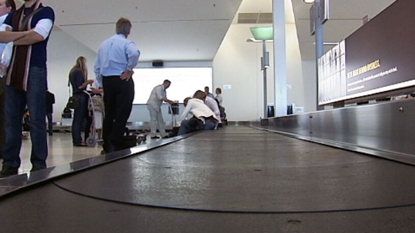 Baggage wait at Adelaide Airport