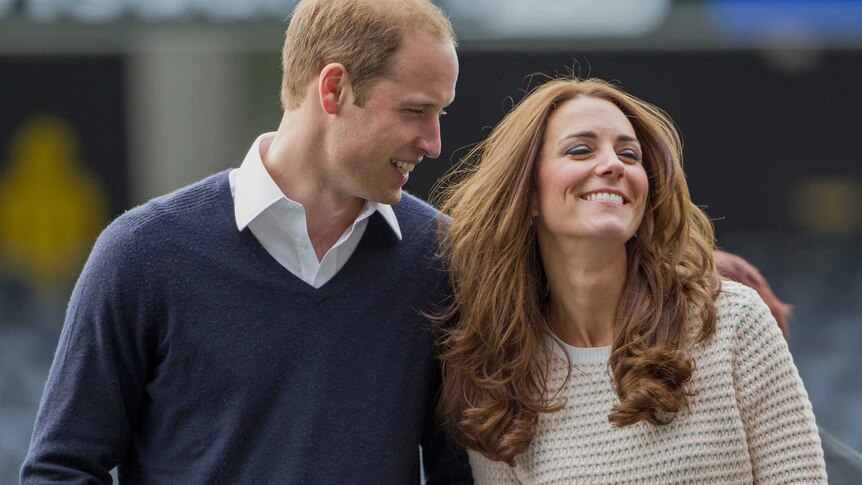 The Duke and Duchess of Cambridge visit a young players rugby tournament in Dunedin