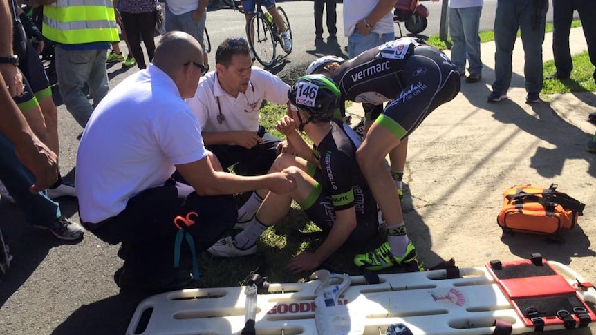 Costa Rican cycling crash