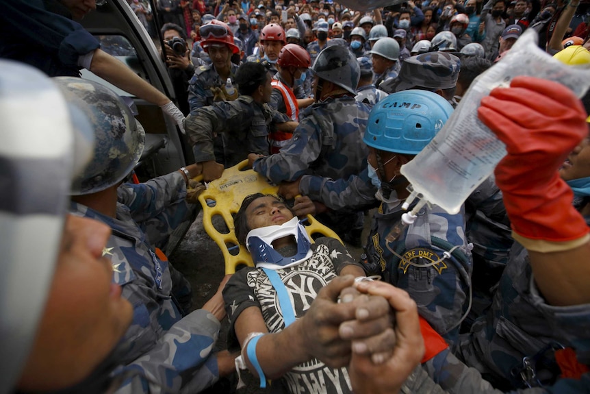 Nepal boy rescued