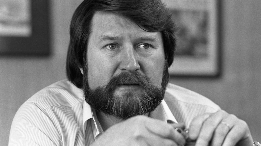 Derryn Hinch in 1985