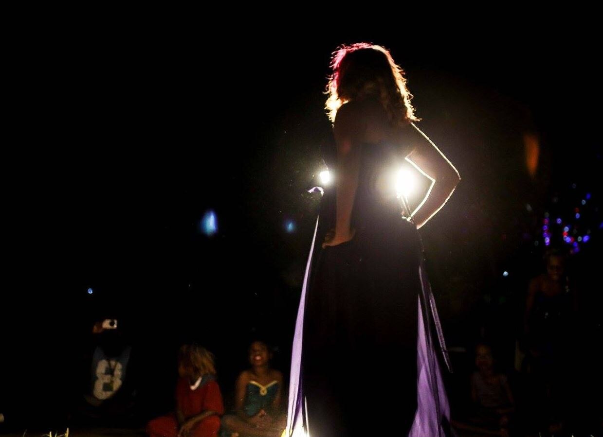 Fashion show held for first time in Kiwirrkurra, Australia's most