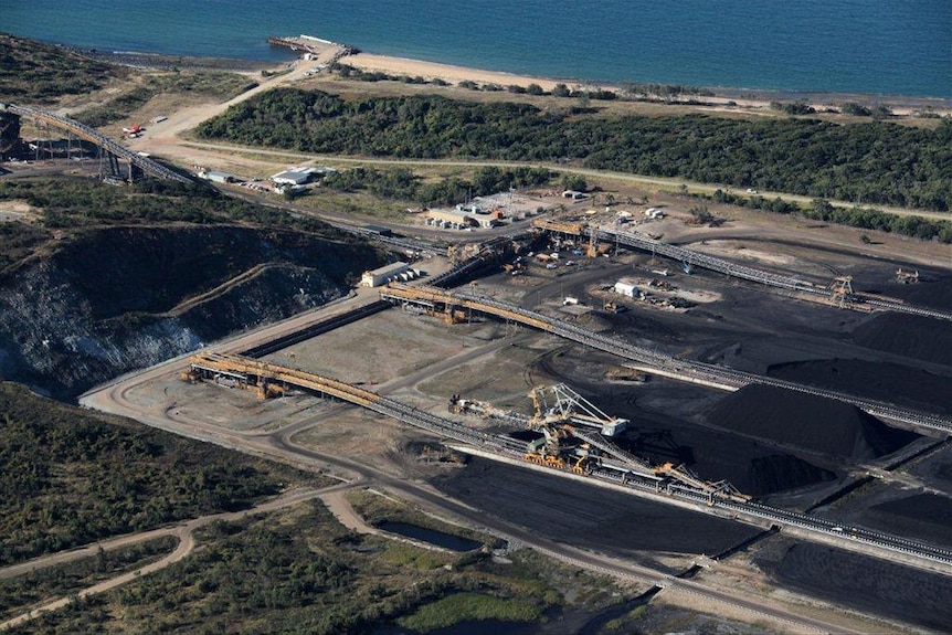 Coal stockpile at Abbot Point