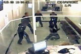CCTV footage of Kevin Spratt being tasered.