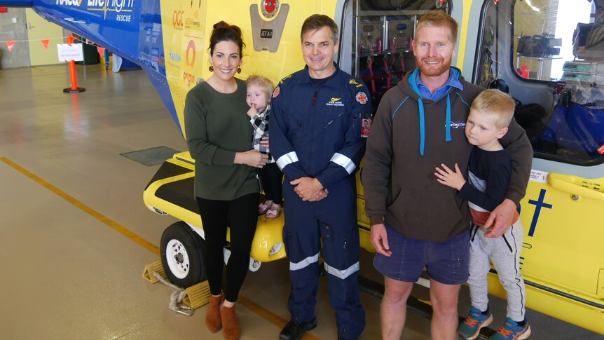 Tim Smith reunited with the paramedics who kept him alive after horrific farm accident