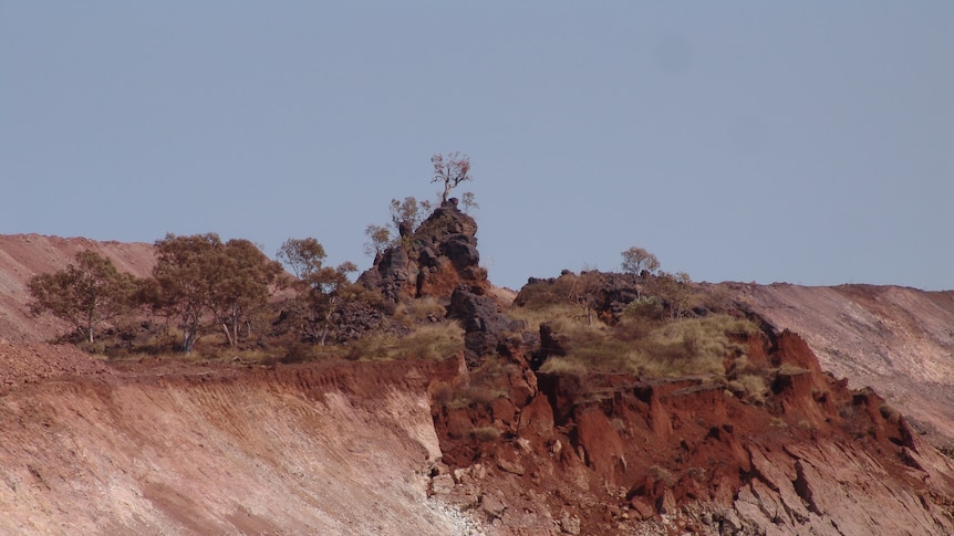 Damage to the sacred site at Bootu Creek mine