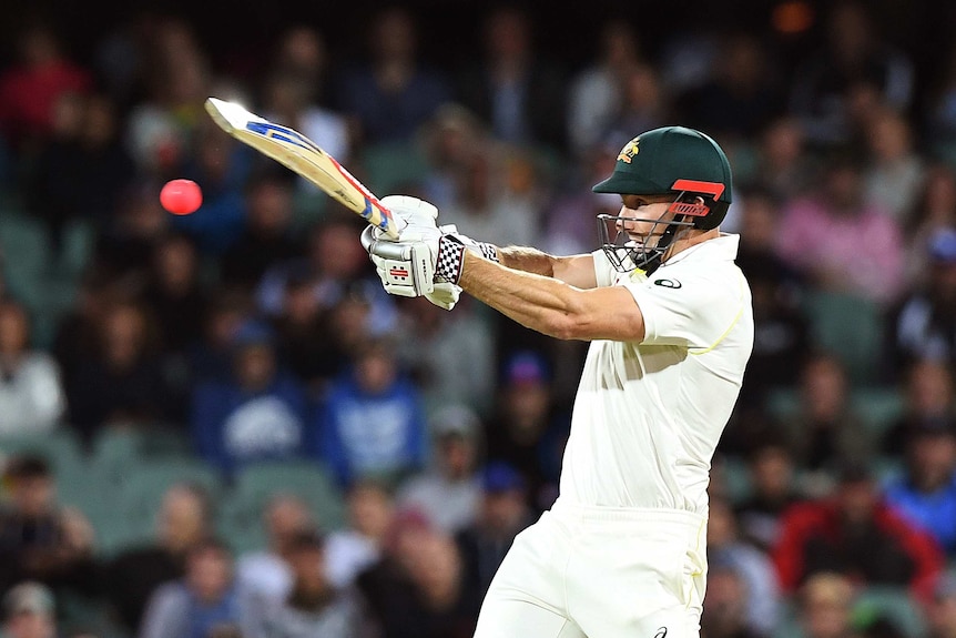 Shaun Marsh rocks back and hooks