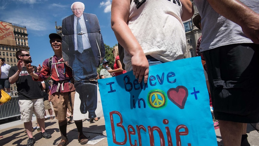 Bernie Sanders rallly