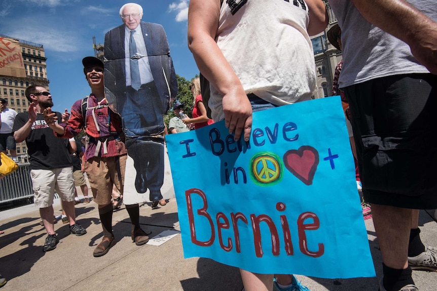 Bernie Sanders rallly