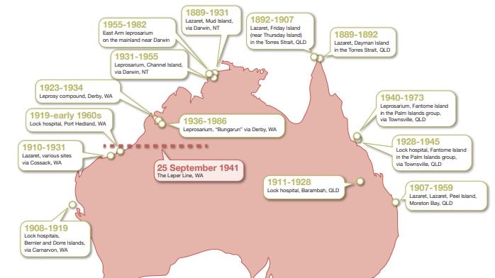 Map of Lock hospitals