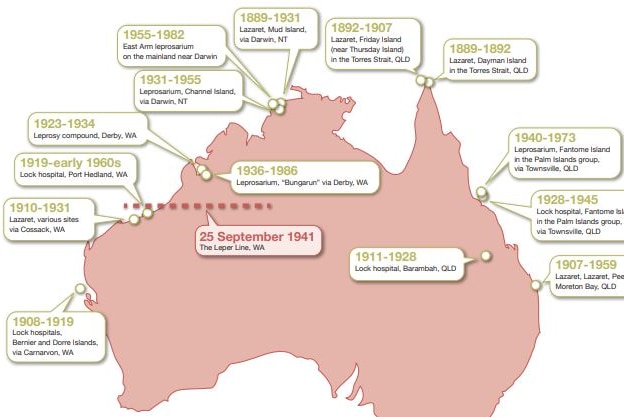 Map of Lock hospitals