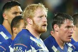 Bulldogs look on during NRL finals loss to Sydney
