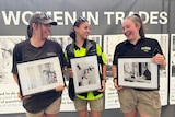 three tradeswomen who participated in the women in trades photography project
