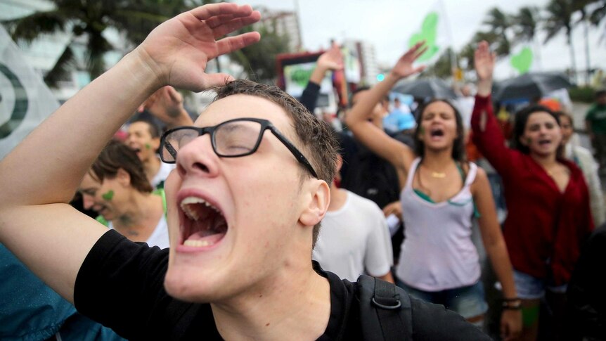 People's Climate march in Rio