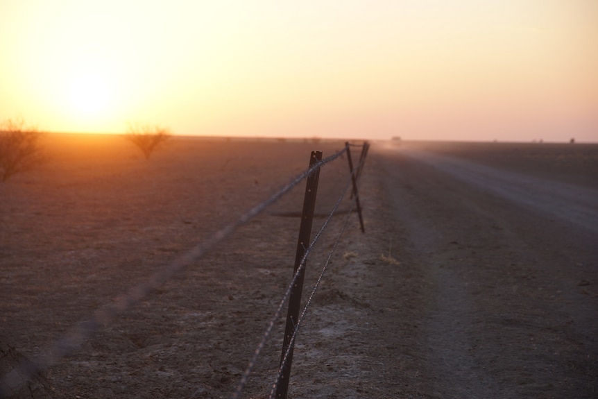 Sunset in the Barkly.