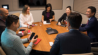 Yung Ngo (right) chairs Westpac's Employee Committee for Cultural Diversity and Leadership.