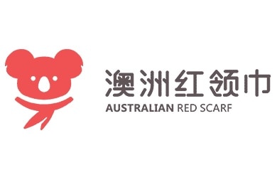 The logo of the WeChat public account Australian Red Scarf.