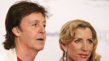 Sir Paul McCartney and Heather Mills called it quits in 2006 (file photo).