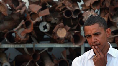 File photo: Barack Obama visits Israel, July 23, 2008 (Getty Images: David Silverman)