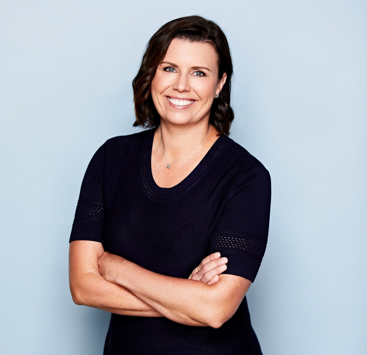 La Dra. Kim Taylor sonríe a la cámara.