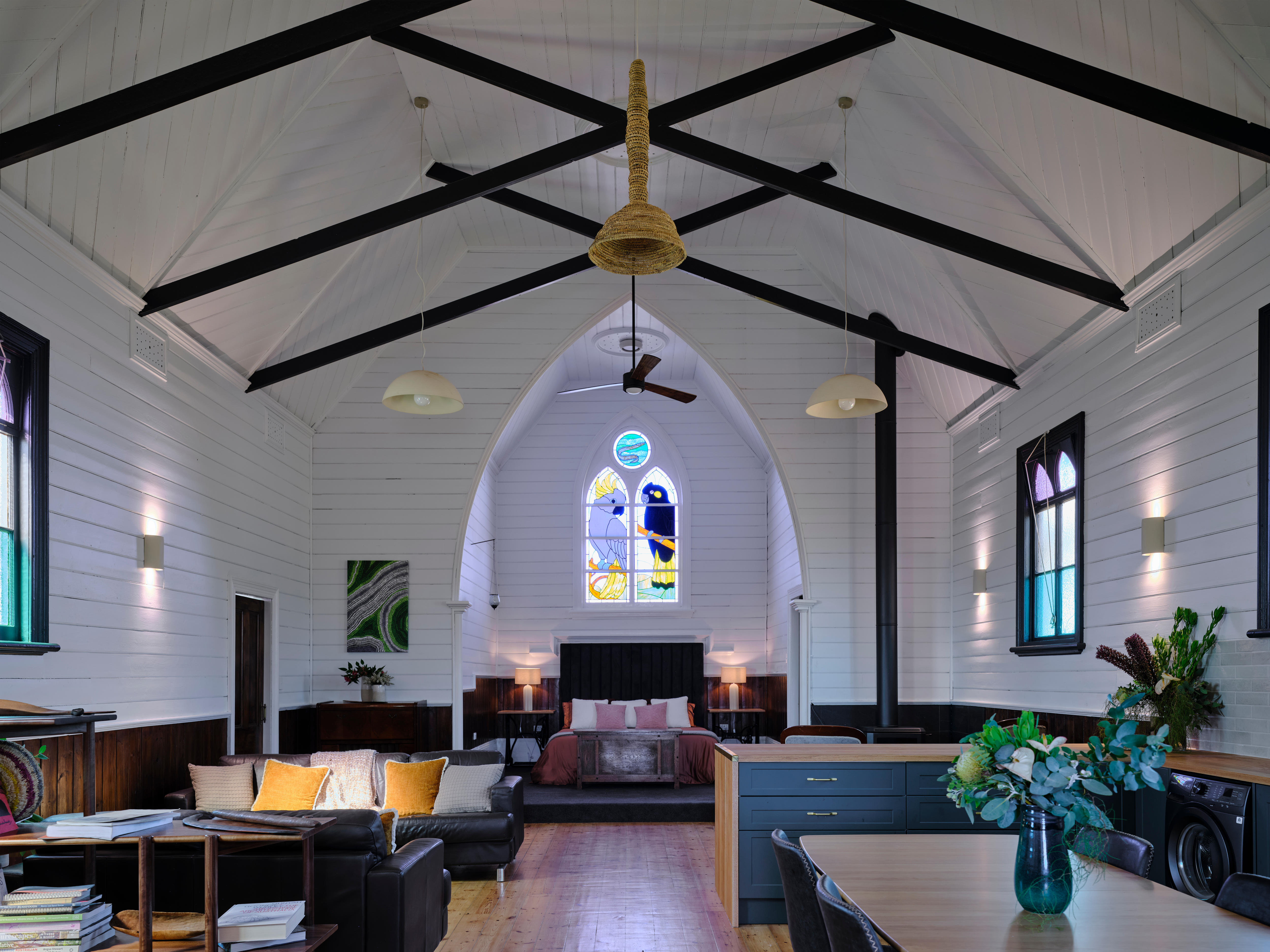 Transformed into a home.