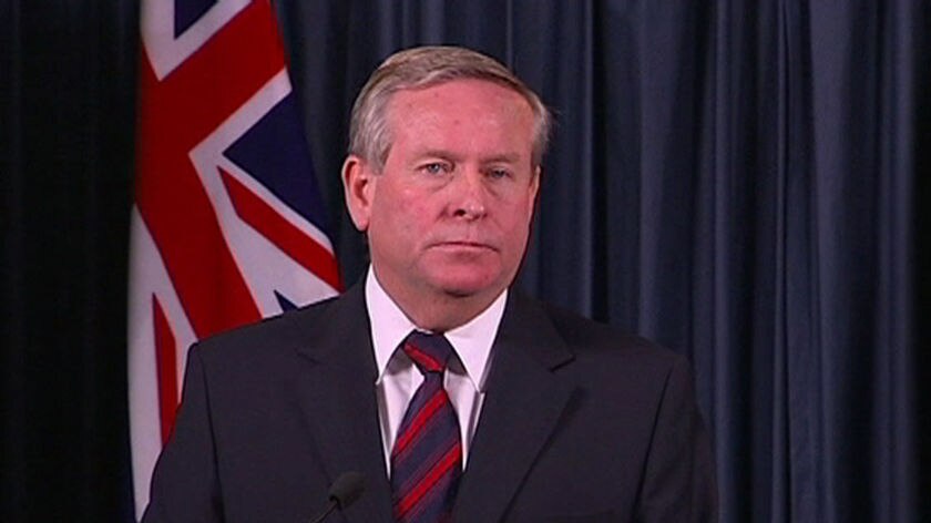 Colin Barnett says he is not defending the company at the centre of an oil leak off Western Australia's north west coast.