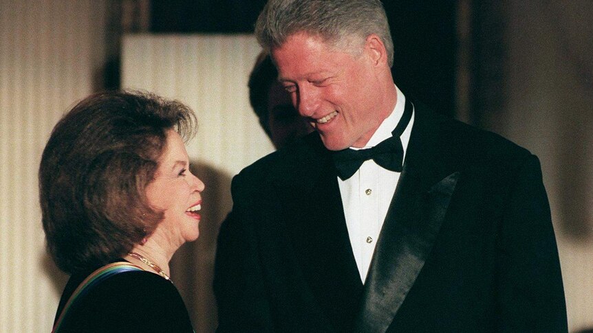 Shirley Temple and Bill Clinton