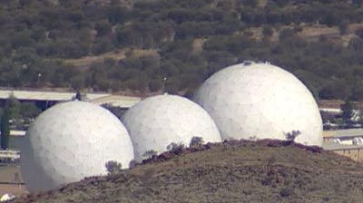 The Pine Gap Joint Defence Facility in central Australia.