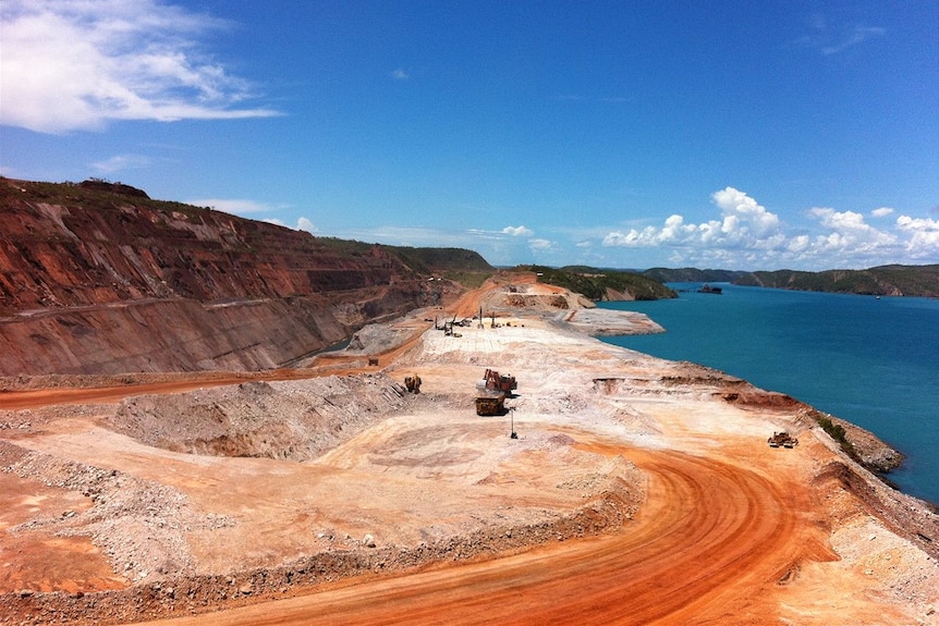 Koolan Island sea wall