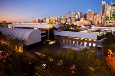 Aerial image of the Powerhouse Museum in Sydney.