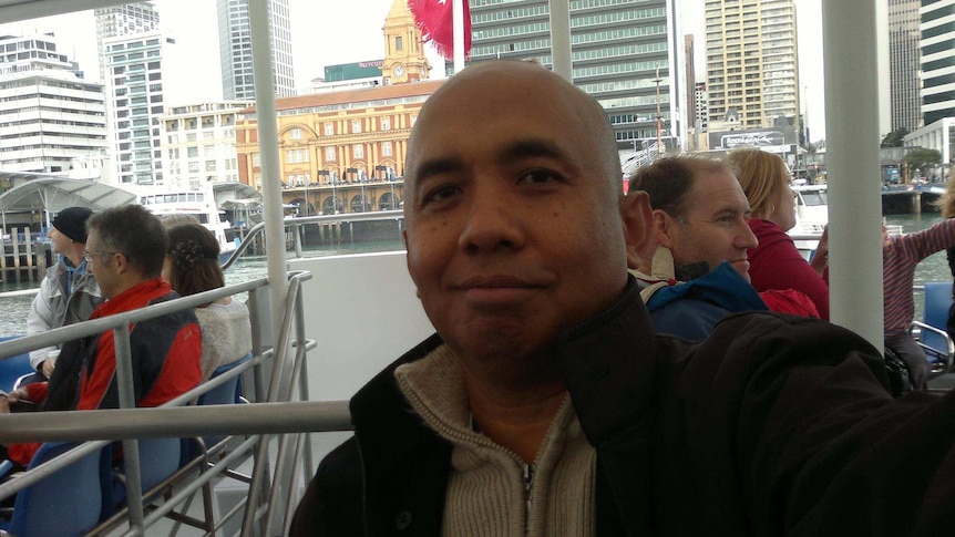 Pilot of flight MH370 Zaharie Ahmad Shah shown smiling in a selfie.