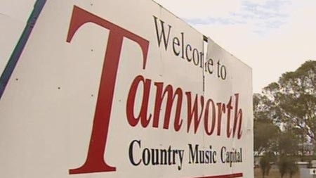 Welcome to Tamworth sign