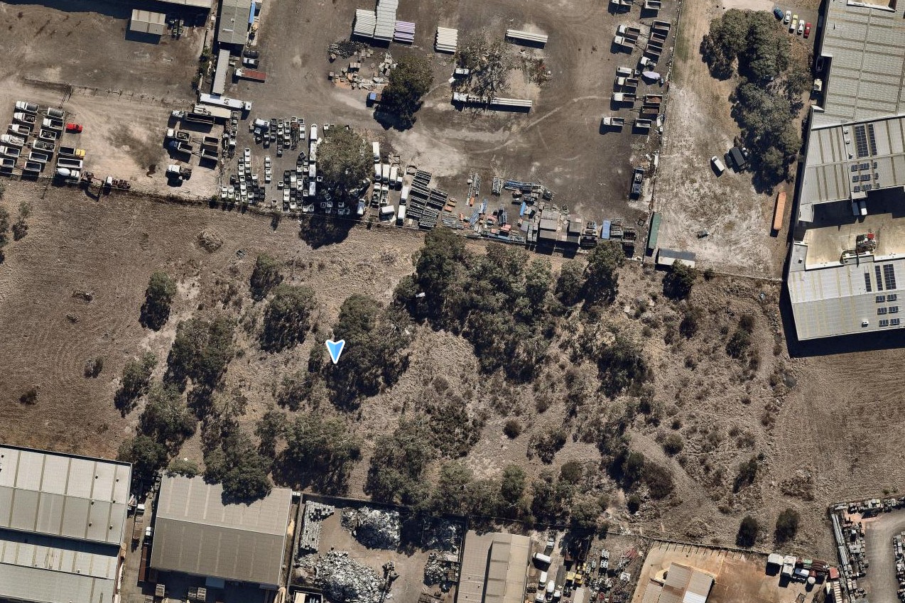 The Campbellfield site in April 2019 prior to the removal of vegetation.