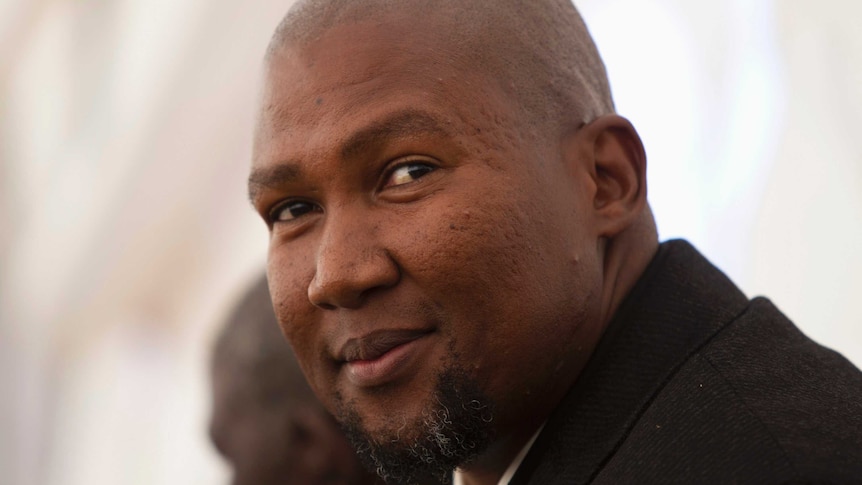 Mandla Mandela, the grandson of former South African president Nelson Mandela.