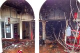 The fire destroyed shops in the Sydney Building.