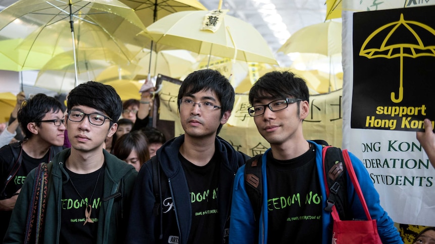 Hong Kong student leaders stopped at airport