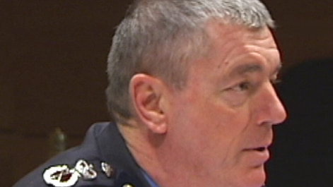 Head and shoulders shot of WA Police Commissioner Karl O'Callaghan