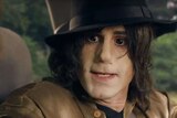 A screenshot of the 'Urban Myths' trailer showing white actor Joseph Fiennes playing the late Michael Jackson.