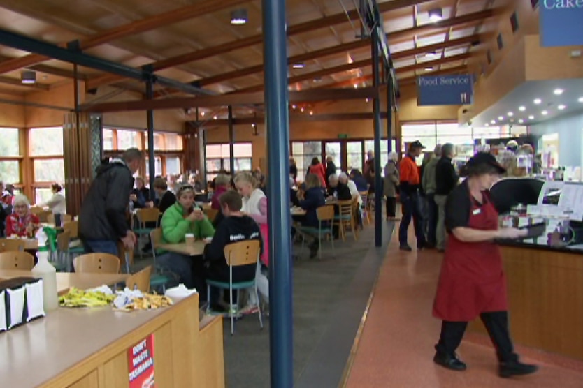 Port Arthur visitor centre cafe will be part of the upgrade with funding announced  by the Federal Government