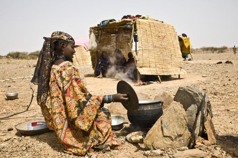 Refugee camp in Niger.