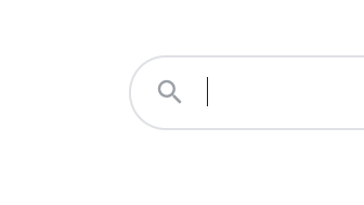 Text cursor in a Google search bar.