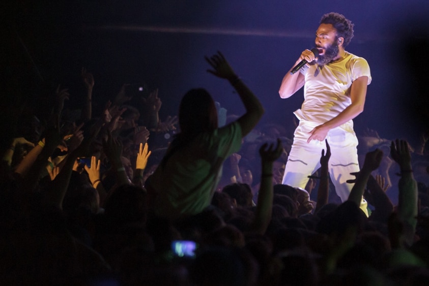 Childish Gambino performing live at the Amphitheatre for Splendour In The Grass, 20 July 2019