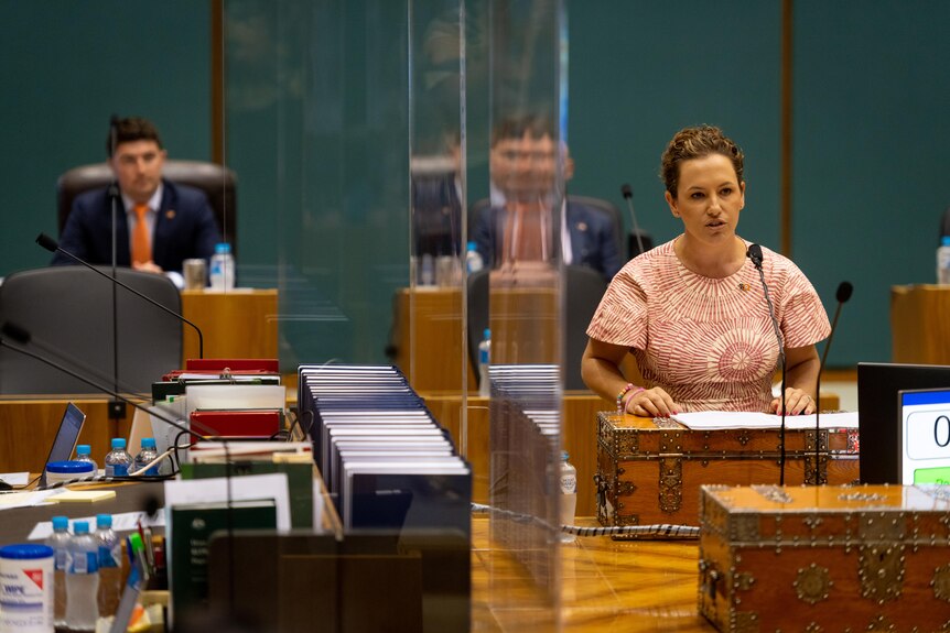 NT opposition leader scrutinises timing of michael gunner’s exit in budget reply speech