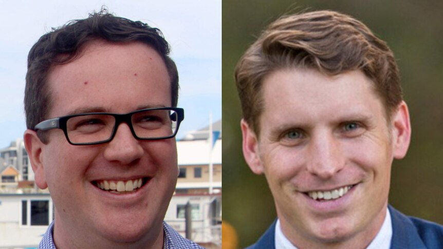 Andrew Hastie and Matthew Keogh in composite photo