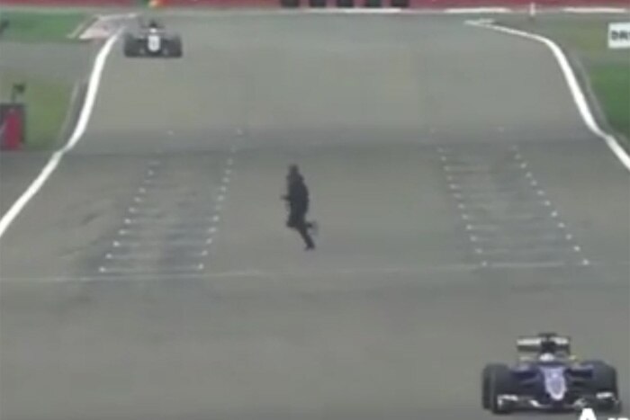 Track invader at China Formula One Grand Prix 'wanted to drive F1 car ...