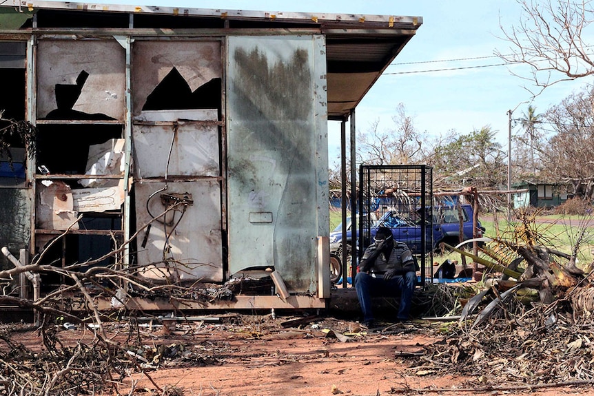 Larry Gayula at his Galiwinku home