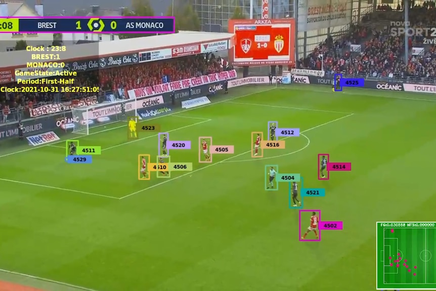 The system Opta used for tracking players