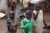 Children at a camp in Central African Republic