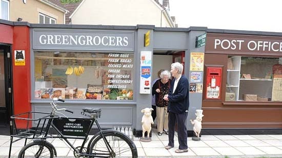 Streetscape in the De Hogeweyk dementia village