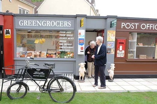 Streetscape in the De Hogeweyk dementia village